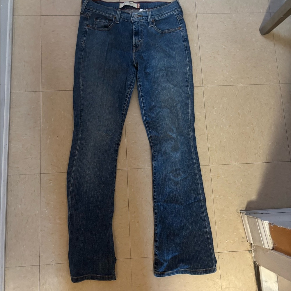 Levi's Women's Boot Cut Jeans in Deep Blue